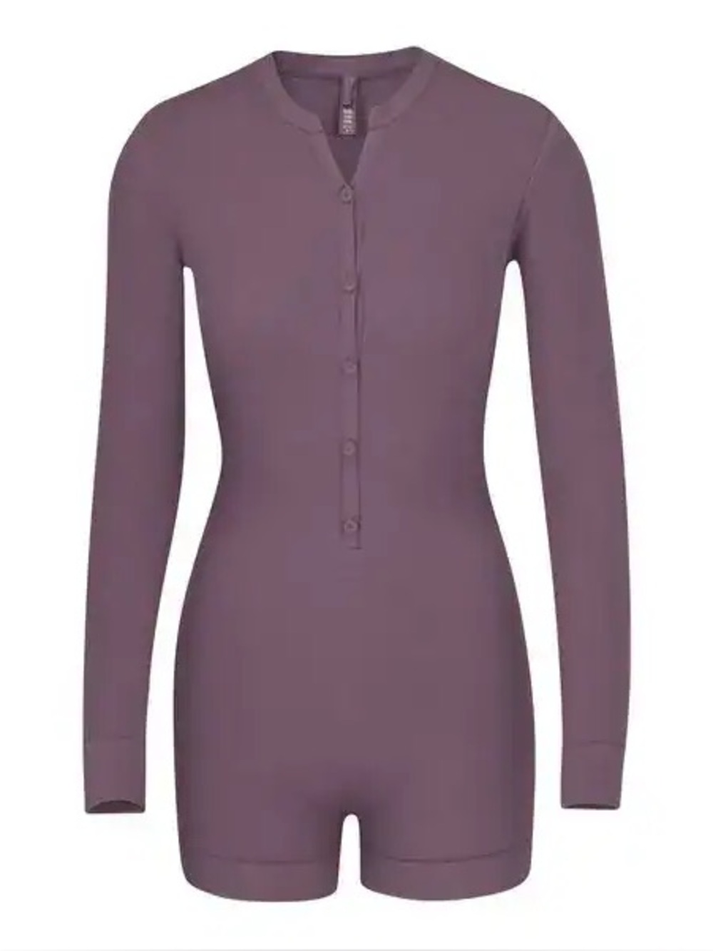Skims Plum Henley Onesie